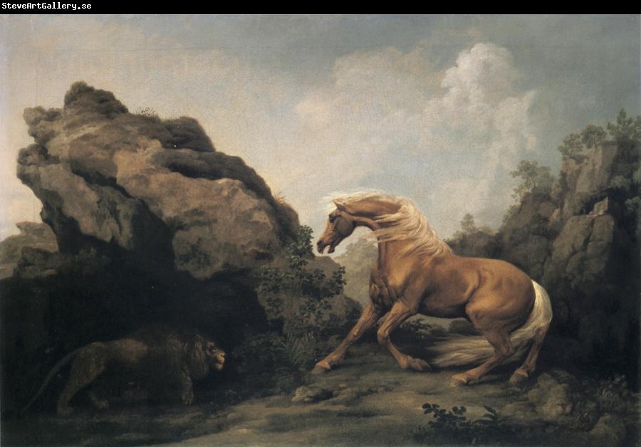 George Stubbs Horse Frightened by a lion